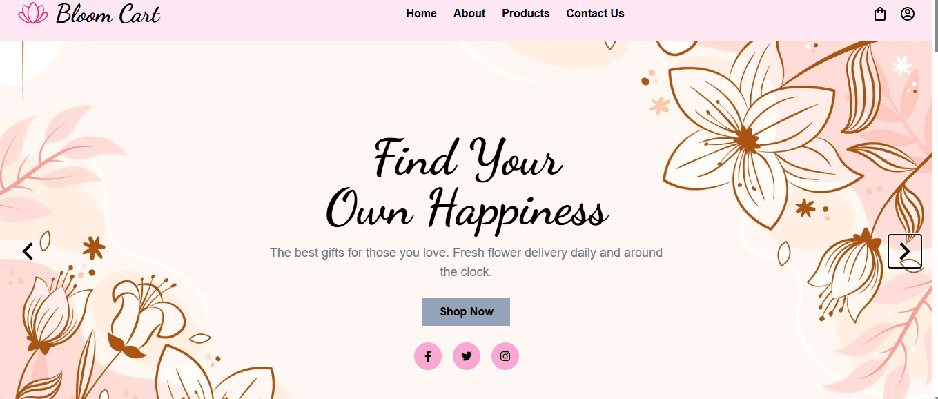 Flower Shop E-commerce Web